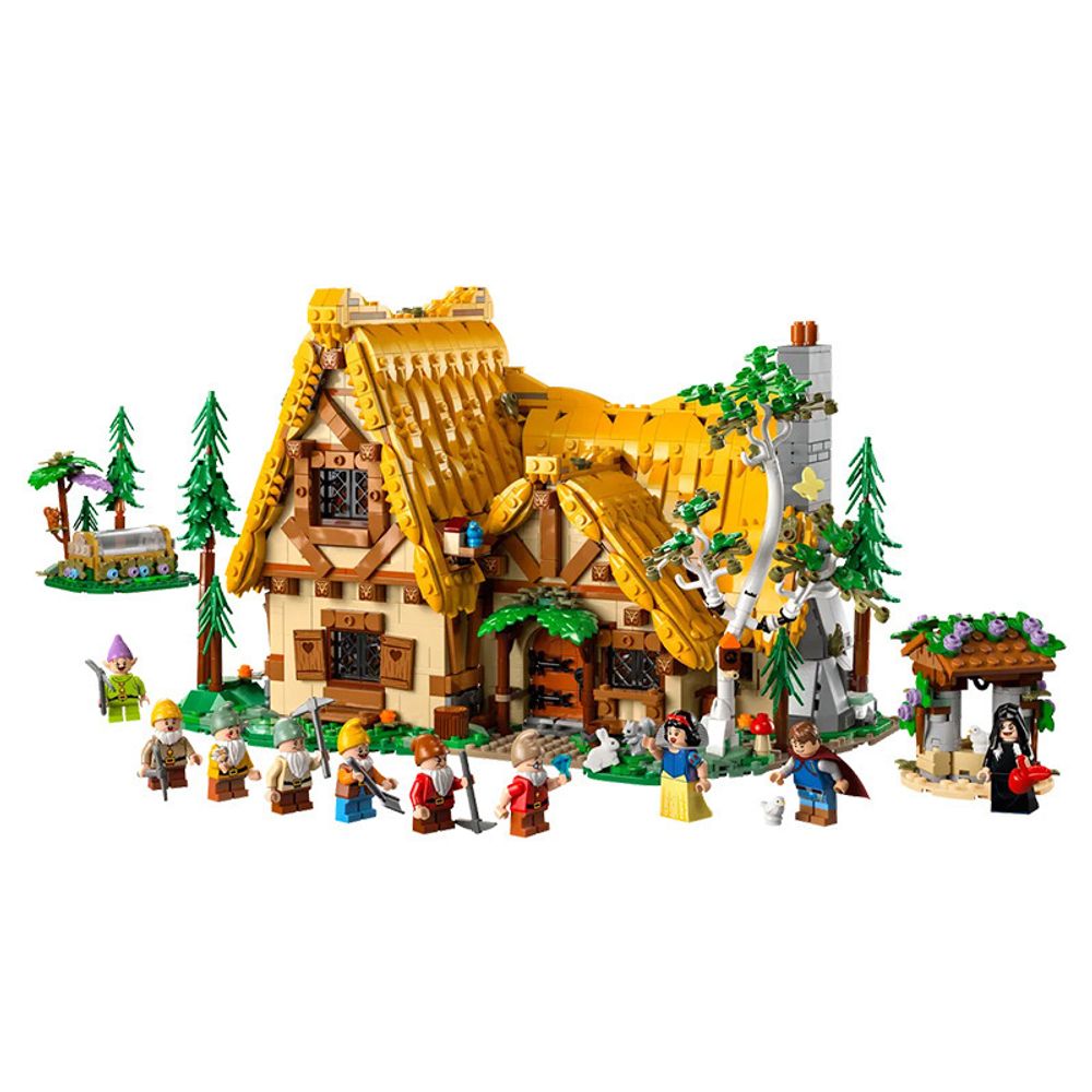 LEGO 43242 Disney Snow White and The Seven Dwarfs Cottage Blocks Set 2