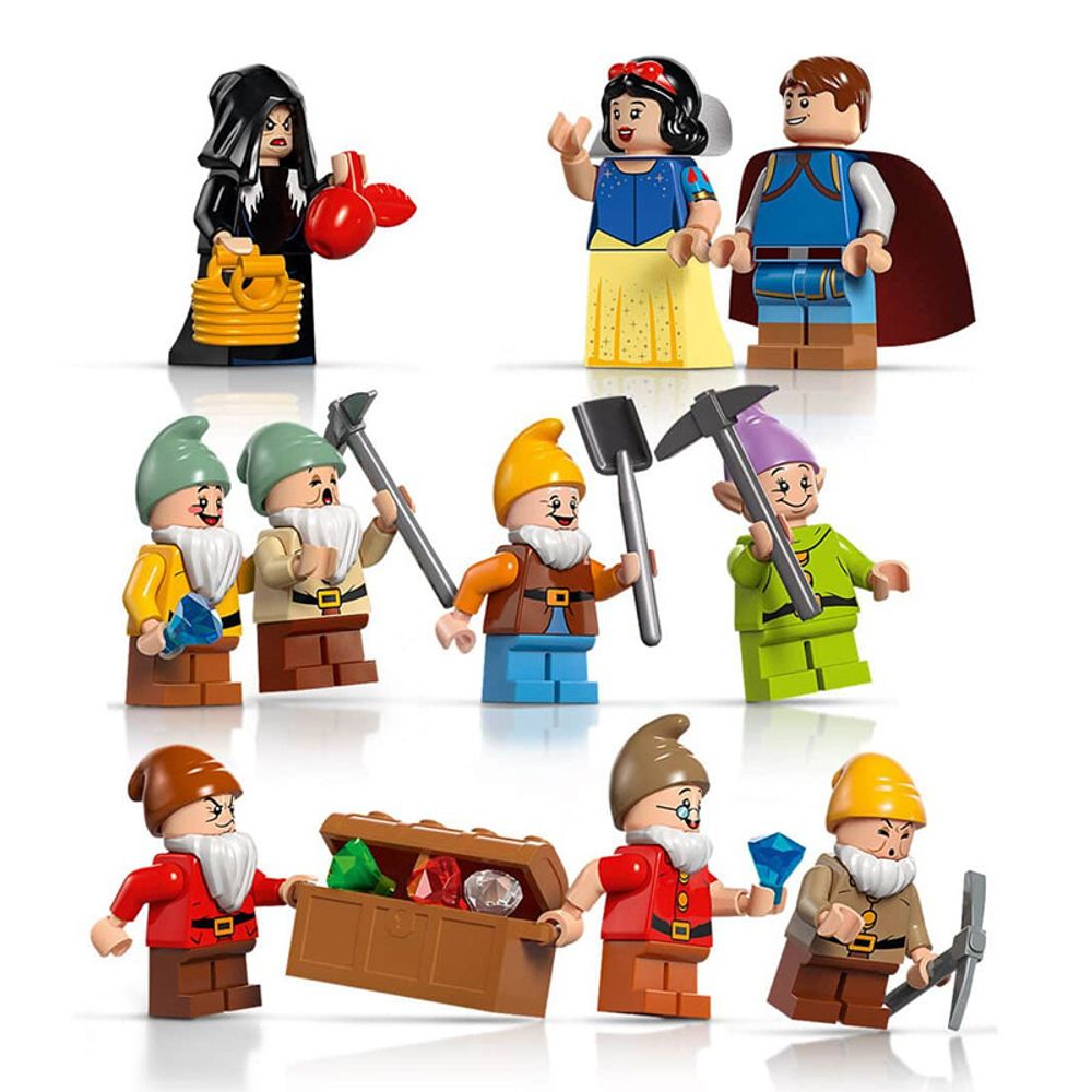 LEGO 43242 Disney Snow White and The Seven Dwarfs Cottage Blocks Set 5
