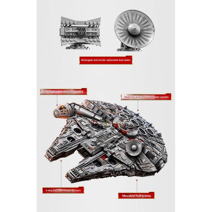 LEGO 75192 UCS Star Wars Millennium Falcon Building Block Set 4