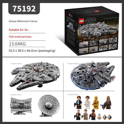 LEGO 75192 UCS Star Wars Millennium Falcon Building Block Set 8