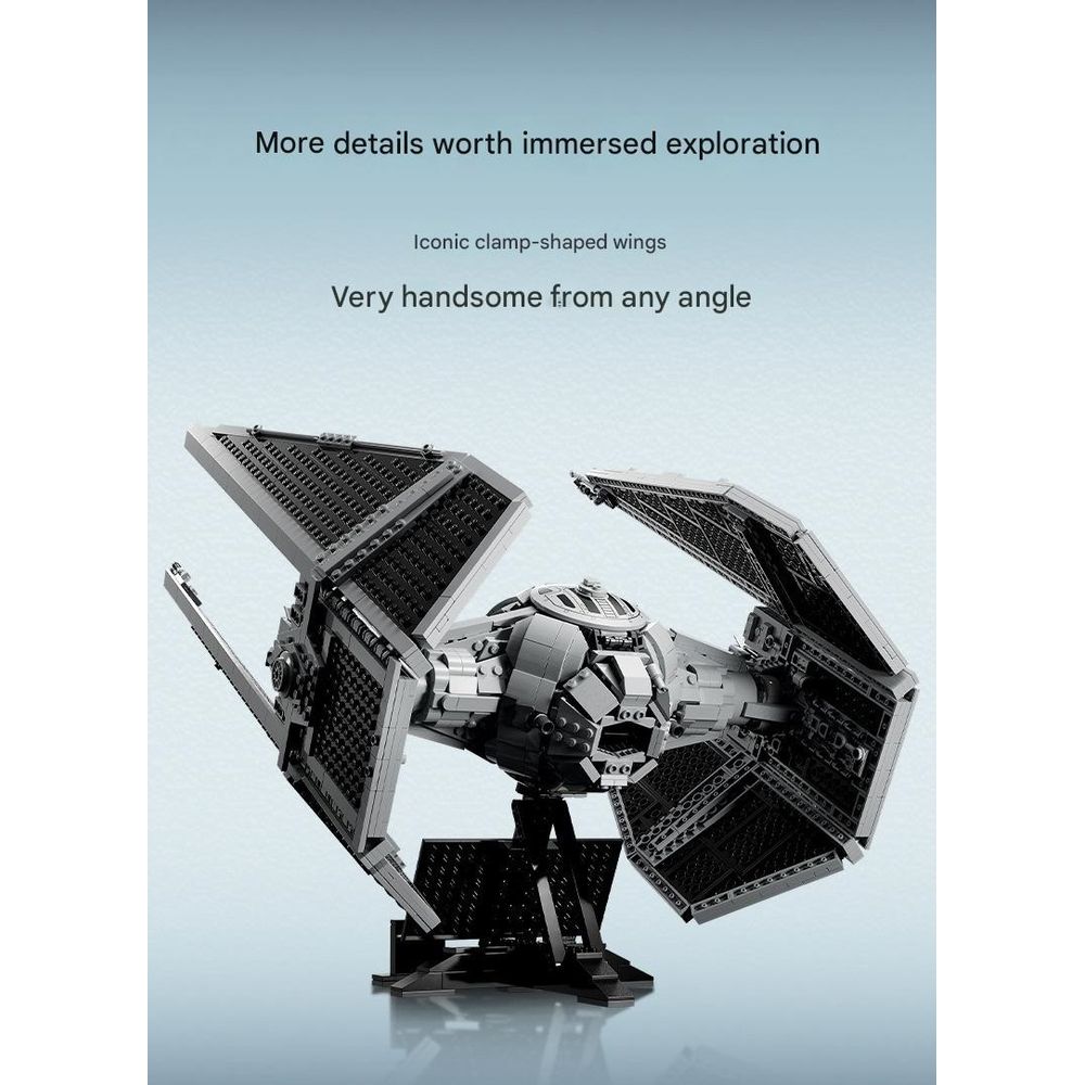 LEGO 75382 UCS Star Wars TIE Interceptor Blocks Set 5