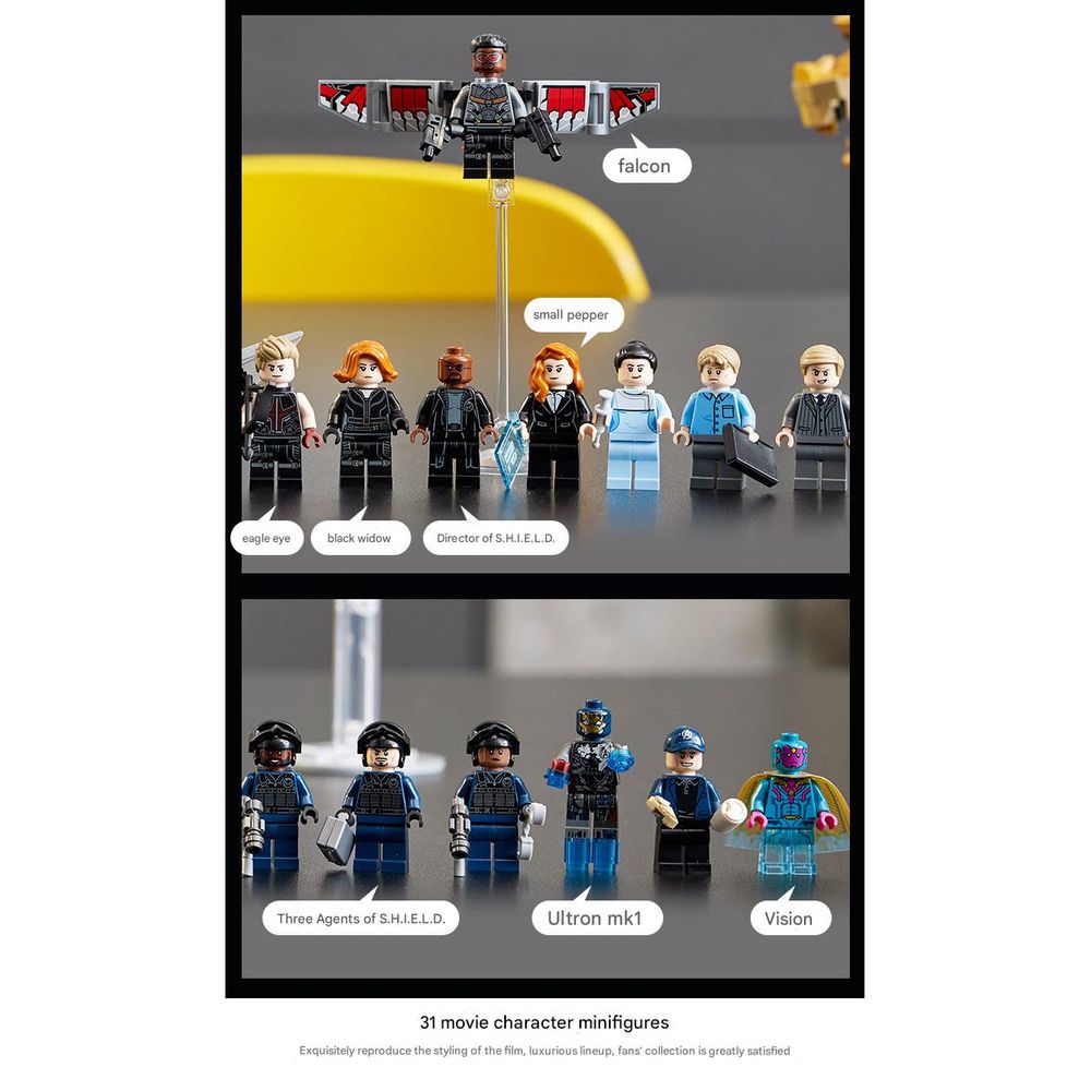 LEGO Marvel Series Avengers Tower Building Blocks 6