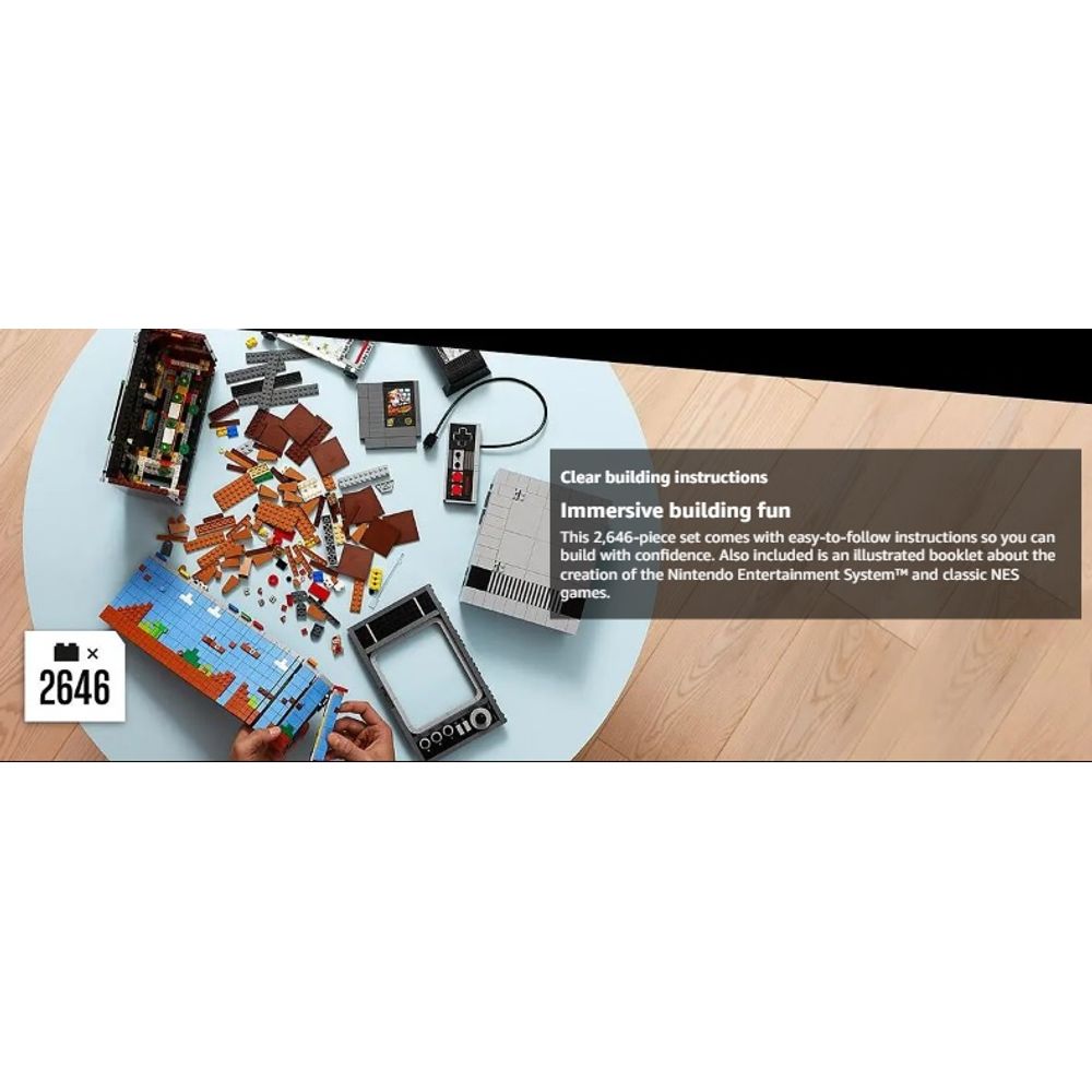 LEGO Nintendo Entertainment System 71374 NES Building Kit 6