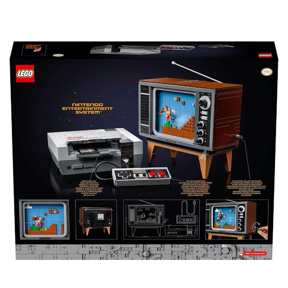 LEGO Nintendo Entertainment System 71374 NES Building Kit 8