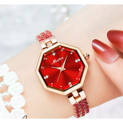 Ladies Bracelet Octagonal Watch 6