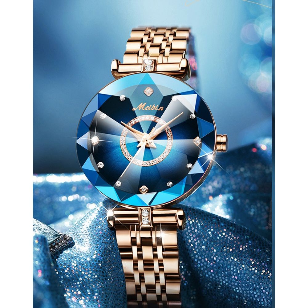 Ladies Crystal Quartz Watch 3