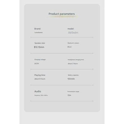 Langsdom AirSwim Bone Bluetooth Headset 9