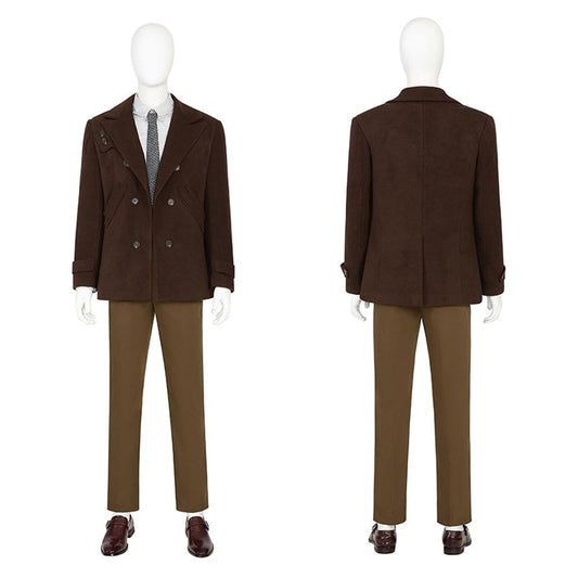 Loki 2 Brown Suit Cosplay Costume 2