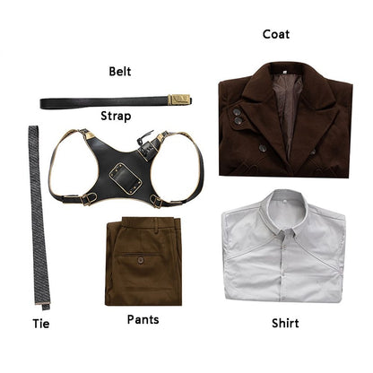 Loki 2 Brown Suit Cosplay Costume 7