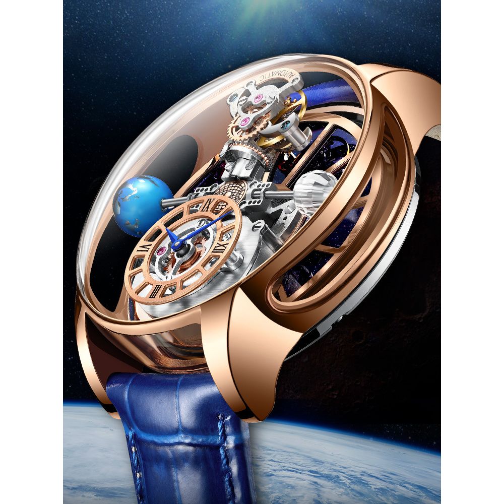 Luxury Tourbillon Quartz Watch 5