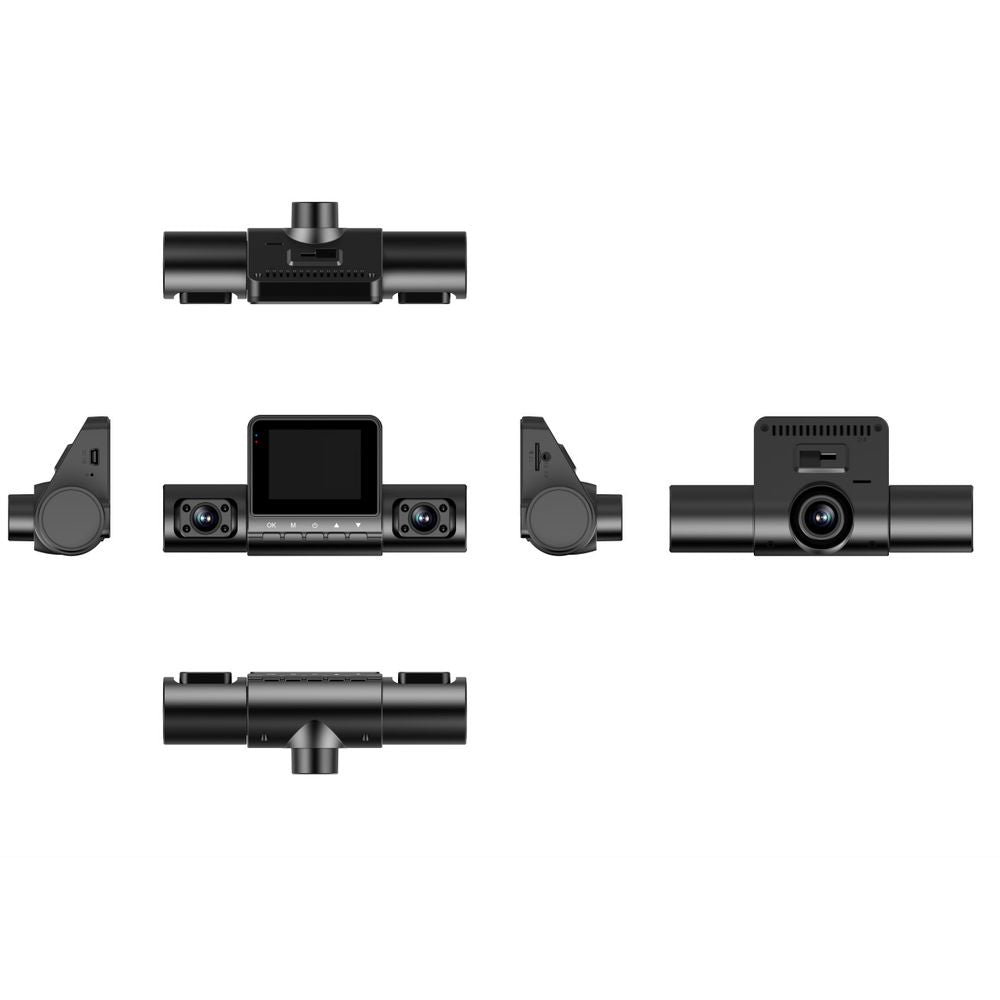 M80 Pro 3 Way 4 Lens Driving HD 1080P Recorder 8