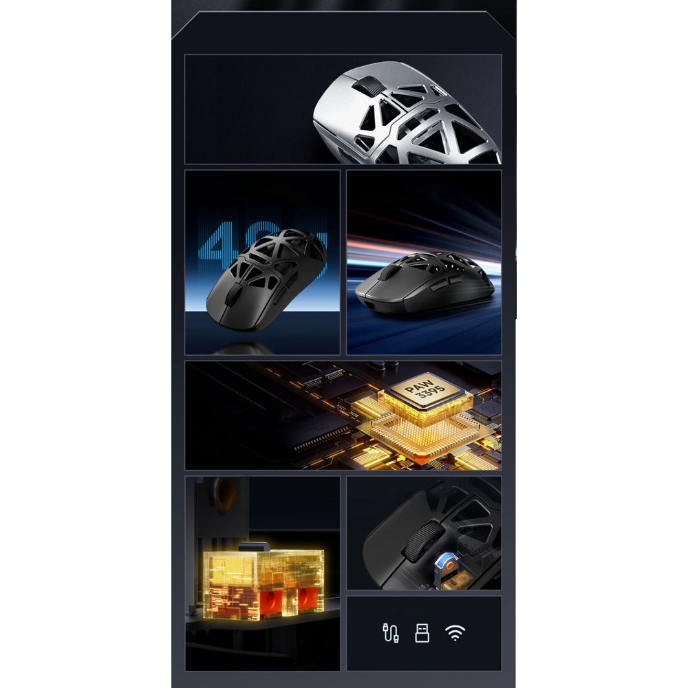 MCHOSE AX5 Magnesium Alloy 8K Mouse 7