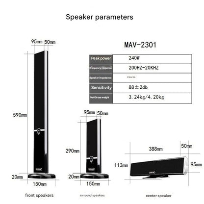 MV-2301 Home Theater Set With KTV Amplifier 3
