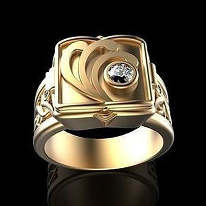 Mens Elegant Openable Lid Ring 4