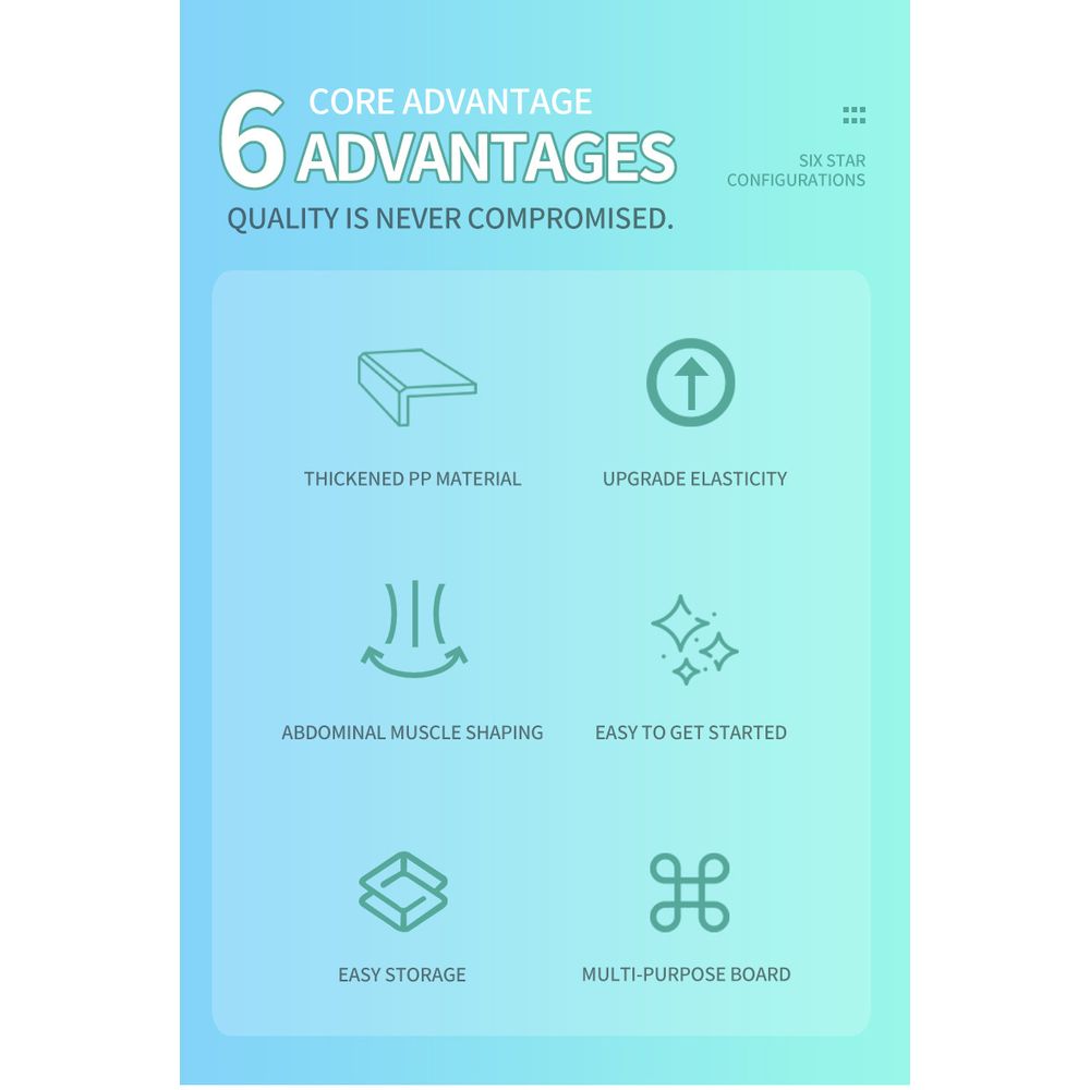 Multifunctional Abdominal Fitness Board 6