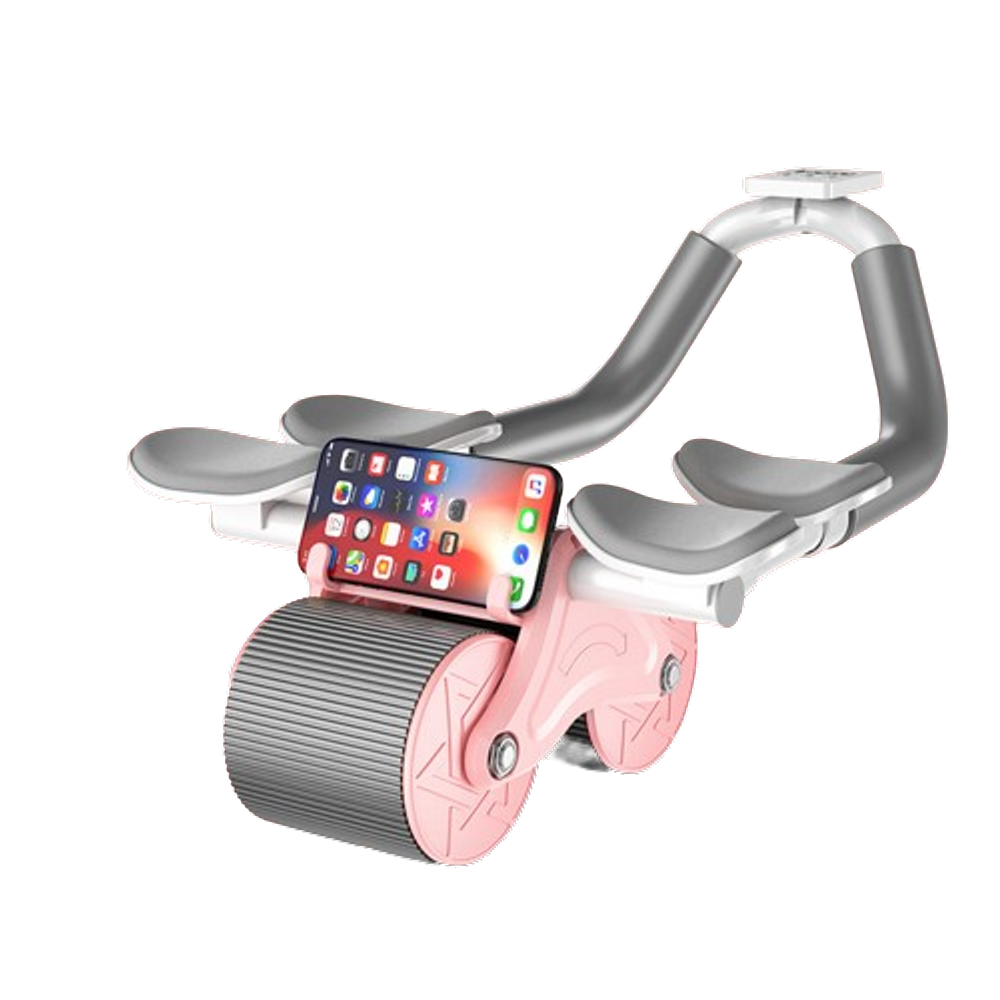 Multifunctional Automatic Abdominal Wheel with Mobile Holder 3