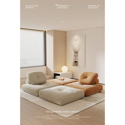 Nordic Small Fabric Sofa Bed 2