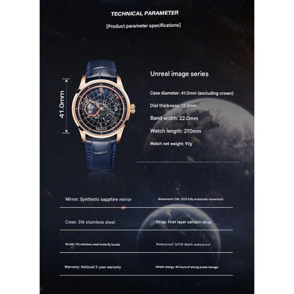 OBLVLO Men's Automatic Watch 9