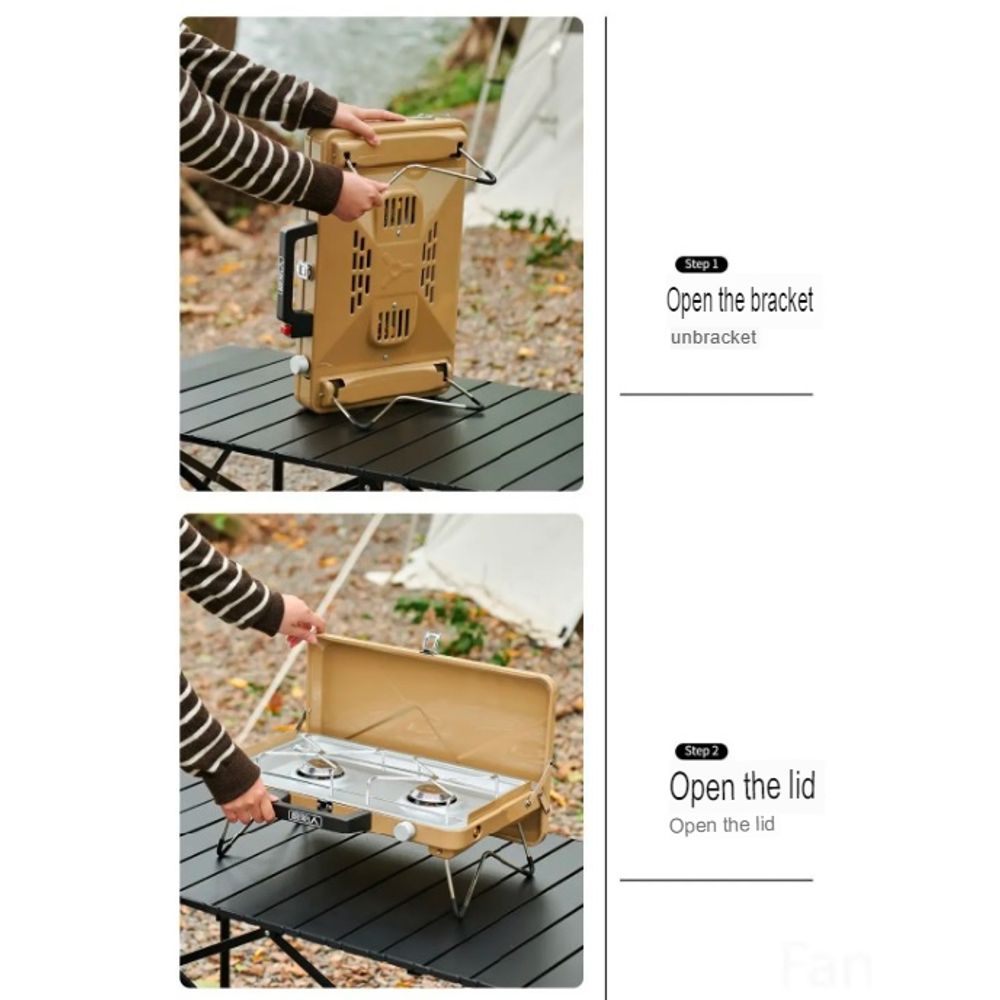 Outdoor Cassette Adjustable Gas Stove 4