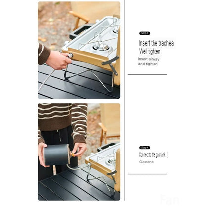 Outdoor Cassette Adjustable Gas Stove 5