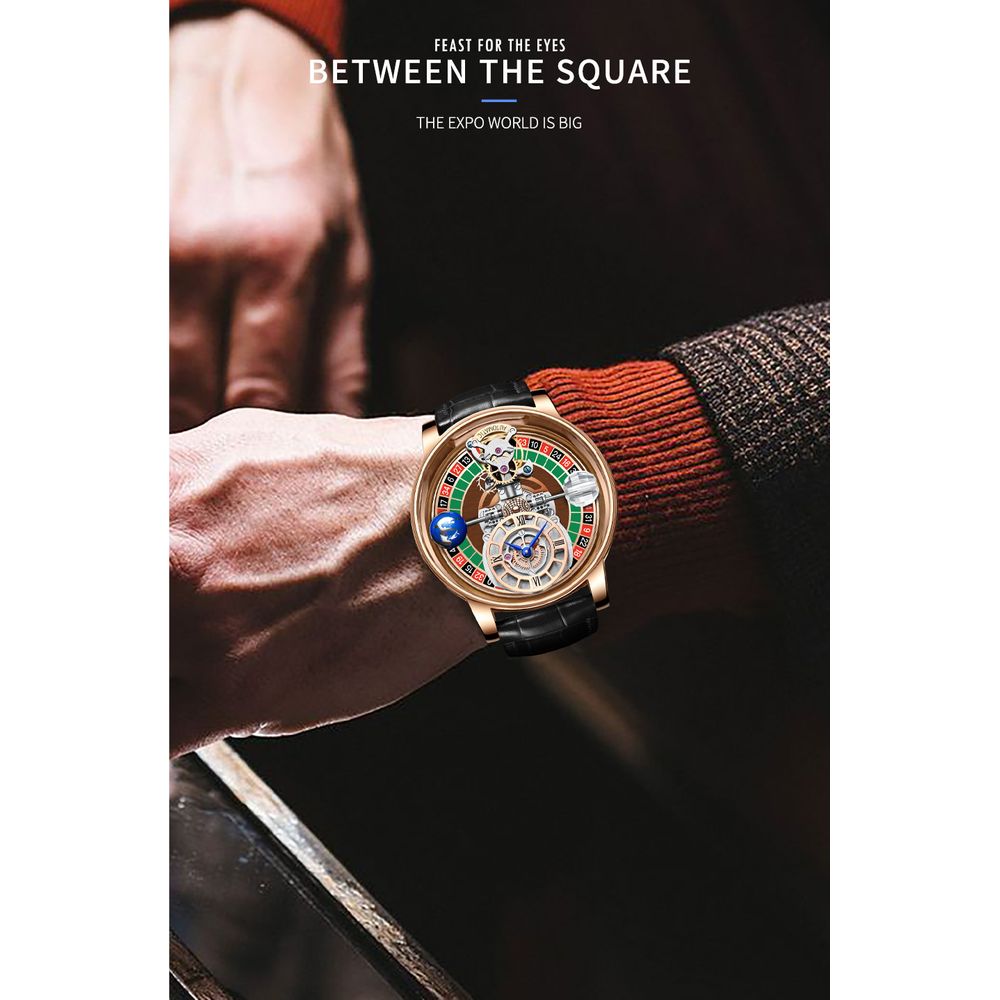 PINDU 6570 Tourbillon Men's Quartz Watch 4