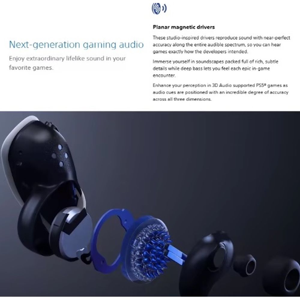 PS5 PULSE Wireless Bluetooth Earphone 8