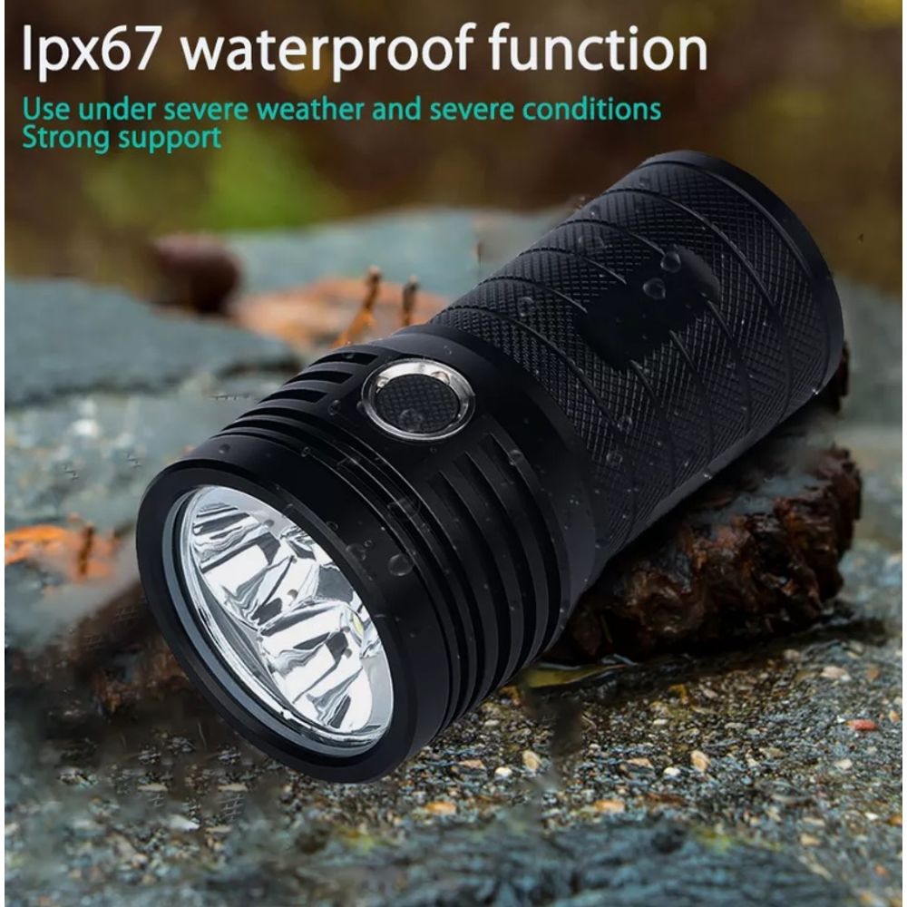 Powerful Strong Light 10000LM Flashlight 3