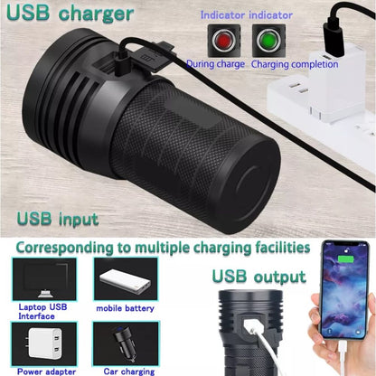 Powerful Strong Light 10000LM Flashlight 4