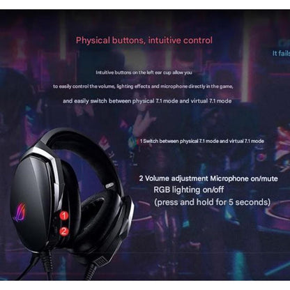 ROG Genesis 7.1 Gaming Wired Headset With Microphone 5