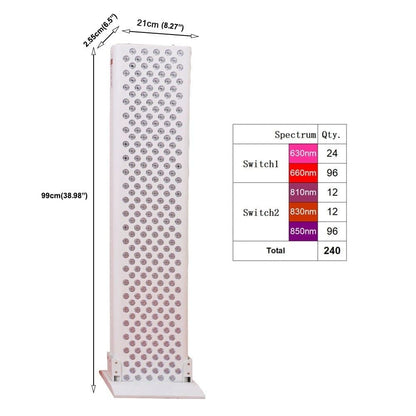 RTL300 LED Red Light Therapy Panel 7