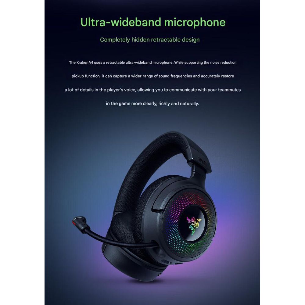 Razer Kraken V4 Wireless Bluetooth Gaming Headset 3