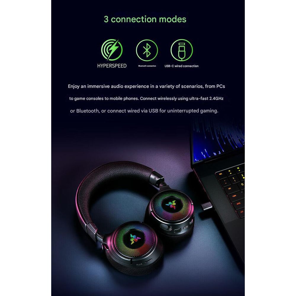 Razer Kraken V4 Wireless Bluetooth Gaming Headset 6
