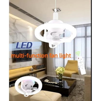 Remote Control Mini Led Light Electric Fan 3