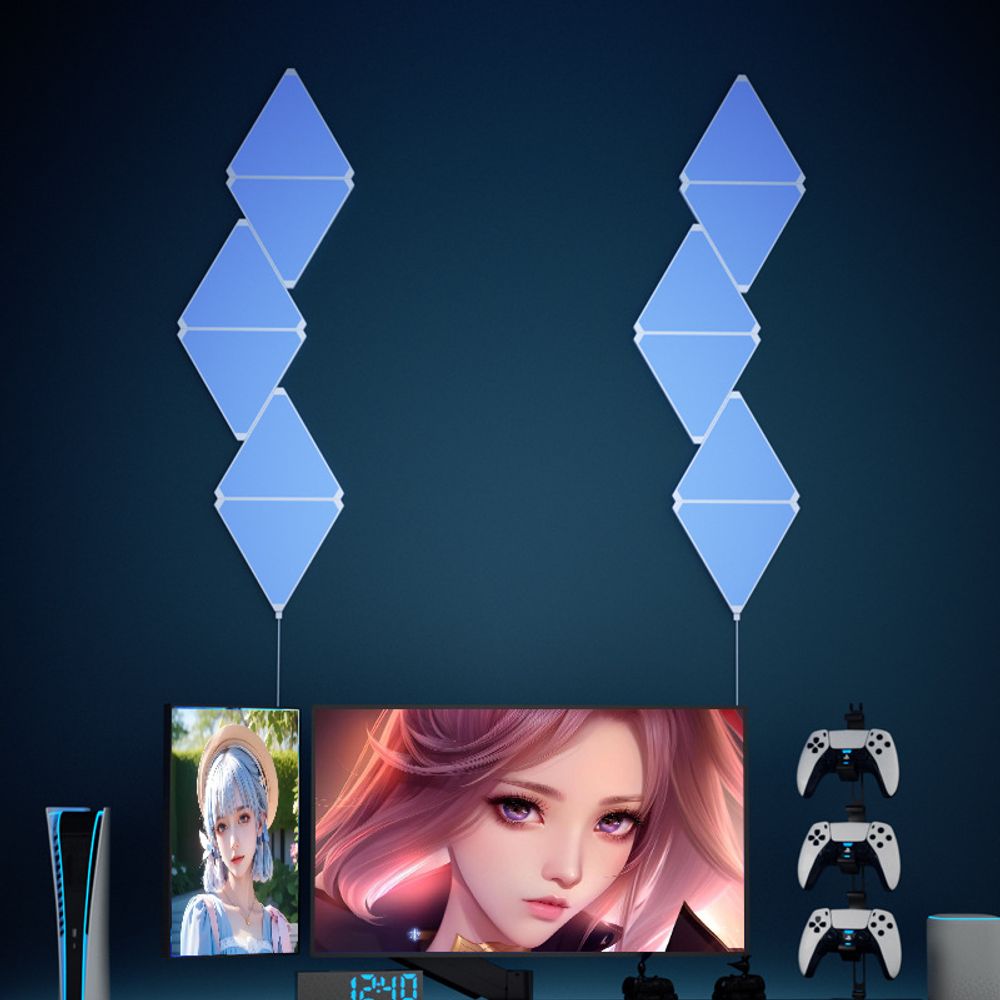 Rhythm Music Quantum Light Triangle 4