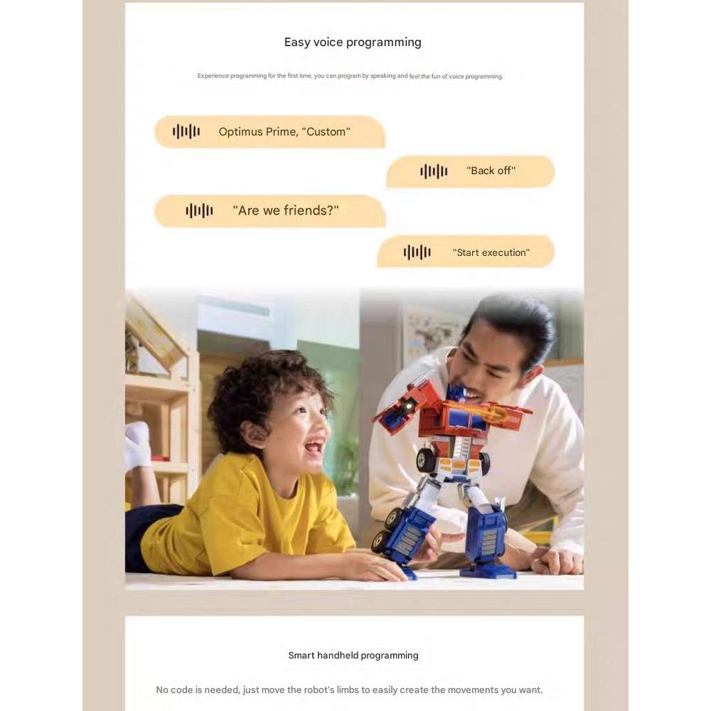 Robosen Optimus Prime G1 Transforming Robot 4