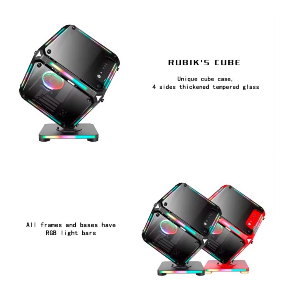 Rubik's Cube M-ATX CPU Cabinet Case 5