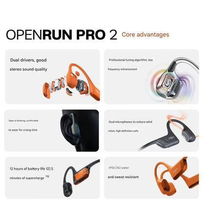 SHOKZ OpenRun Pro2 S820 Bluetooth Sports Running Headset 3
