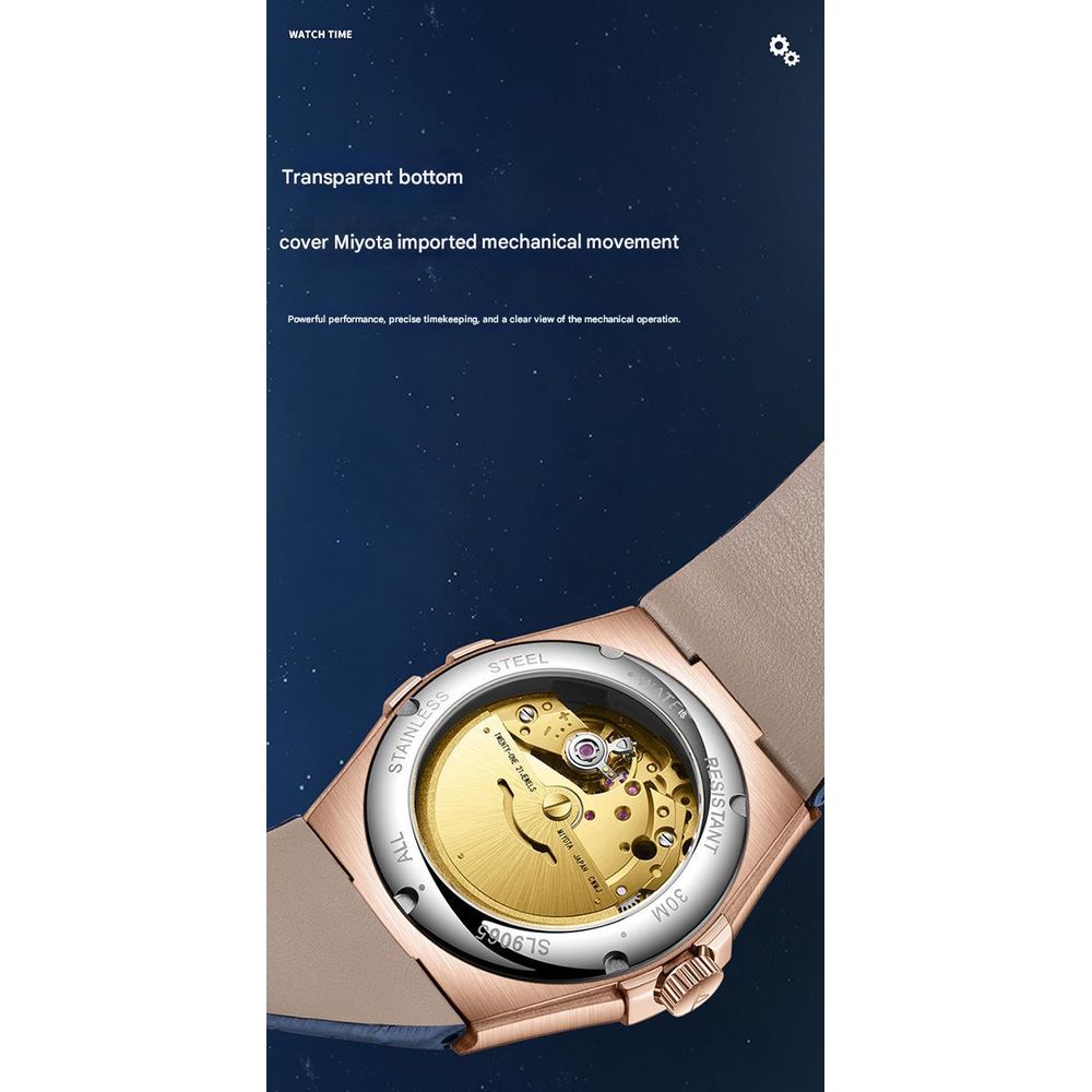 SOLLEN Dial Mechanical Men's Watch 5