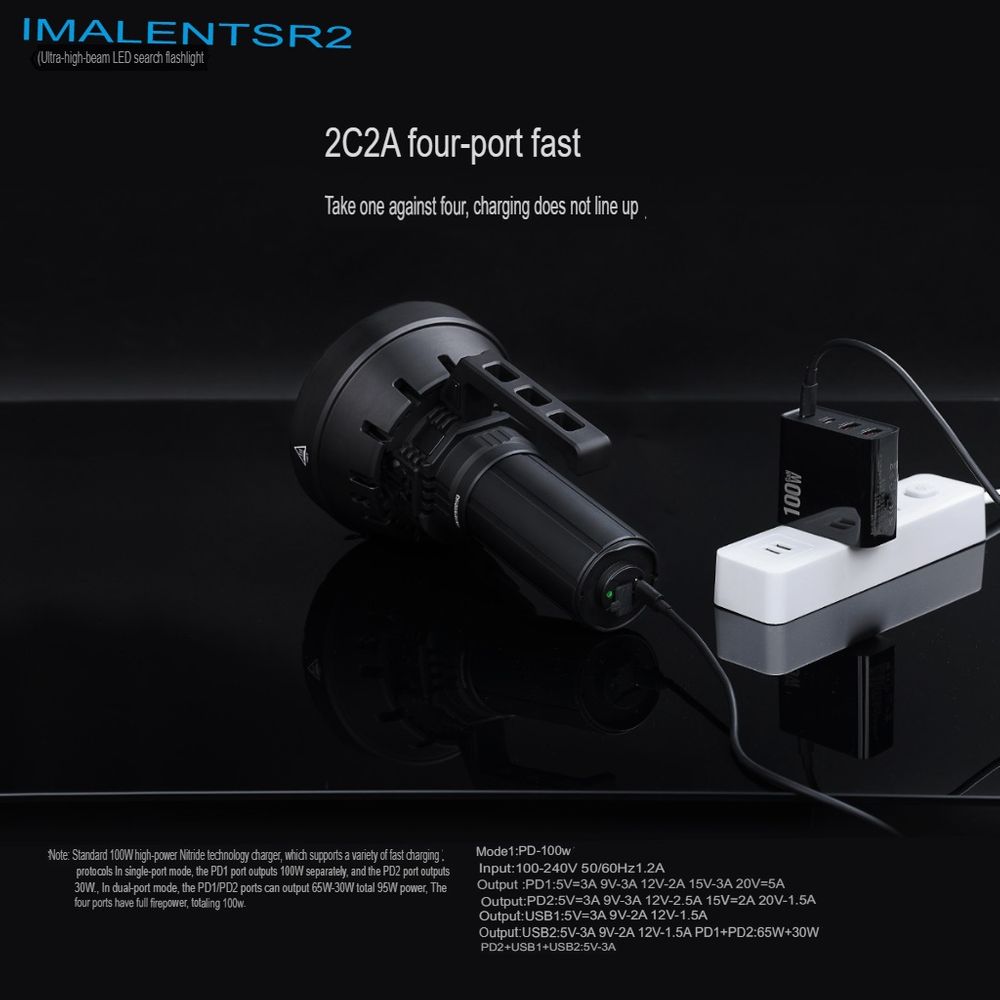 SR32 Ultra Bright 120000 Lumens Flashlight 2