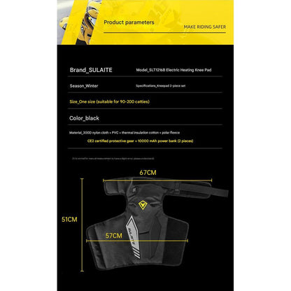 SULAITE Electric Heating Knee Pads for Winter 6