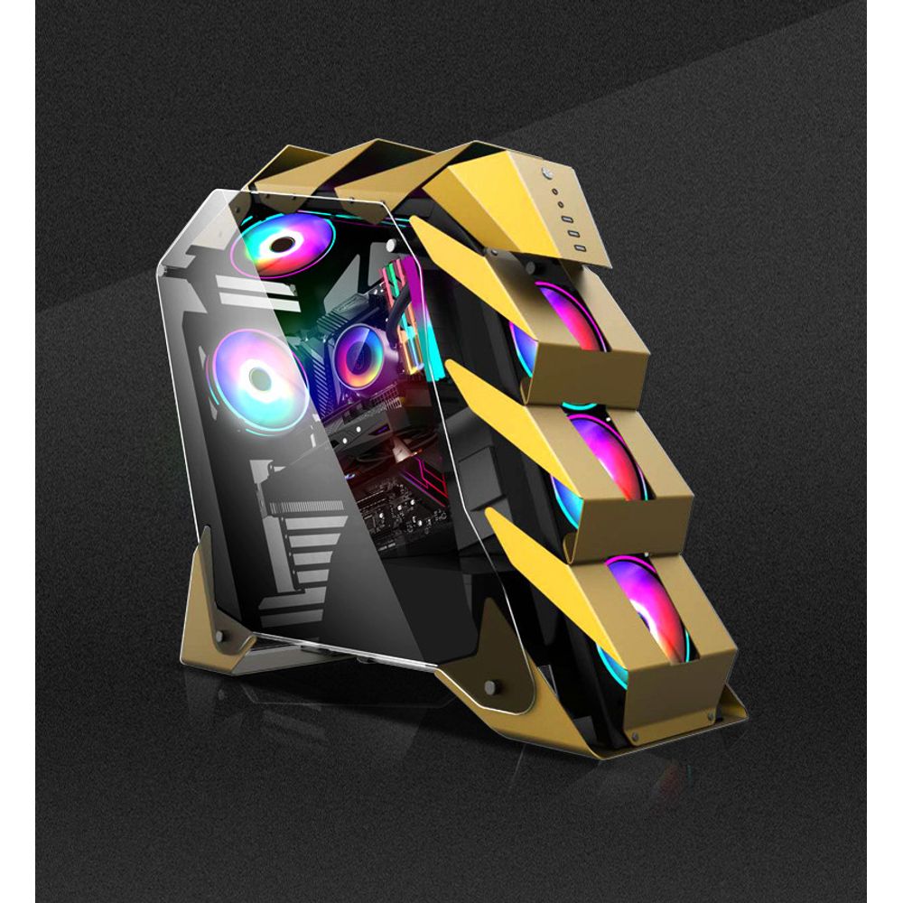 Sabertooth Gaming Chassis ATX CPU Cabinet Case 2