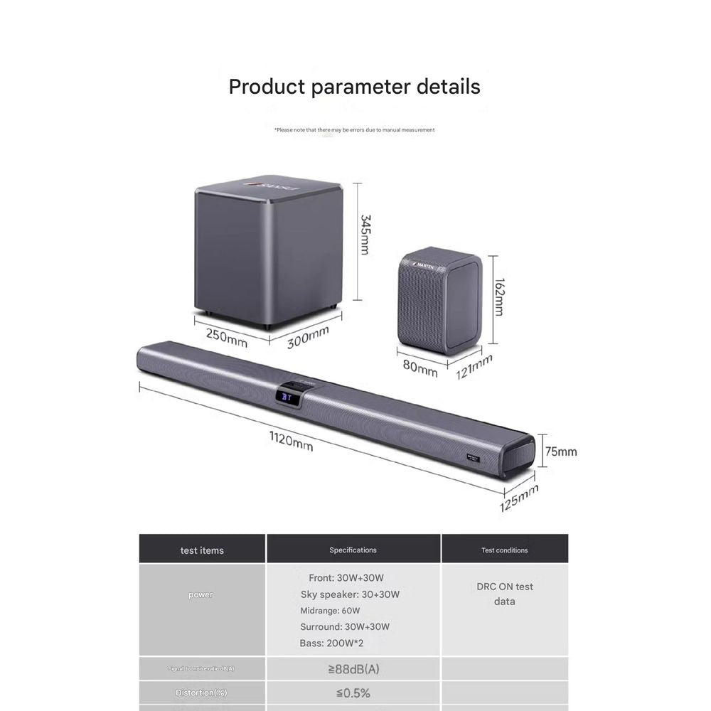 Sansui 99C Dolby Atmos Wireless Home Theater Full Set 8