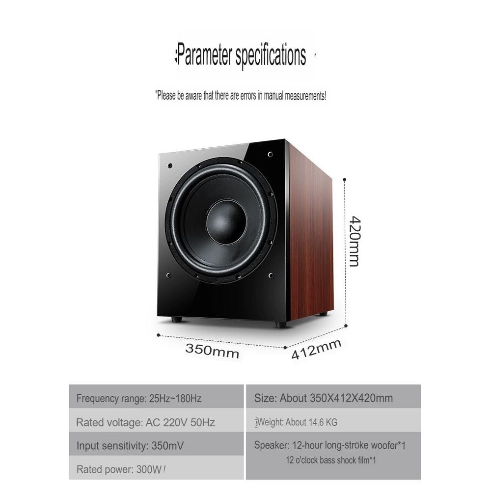 Sansui SP4-15 12-inch Heavy Bass Active Subwoofer Speaker 6