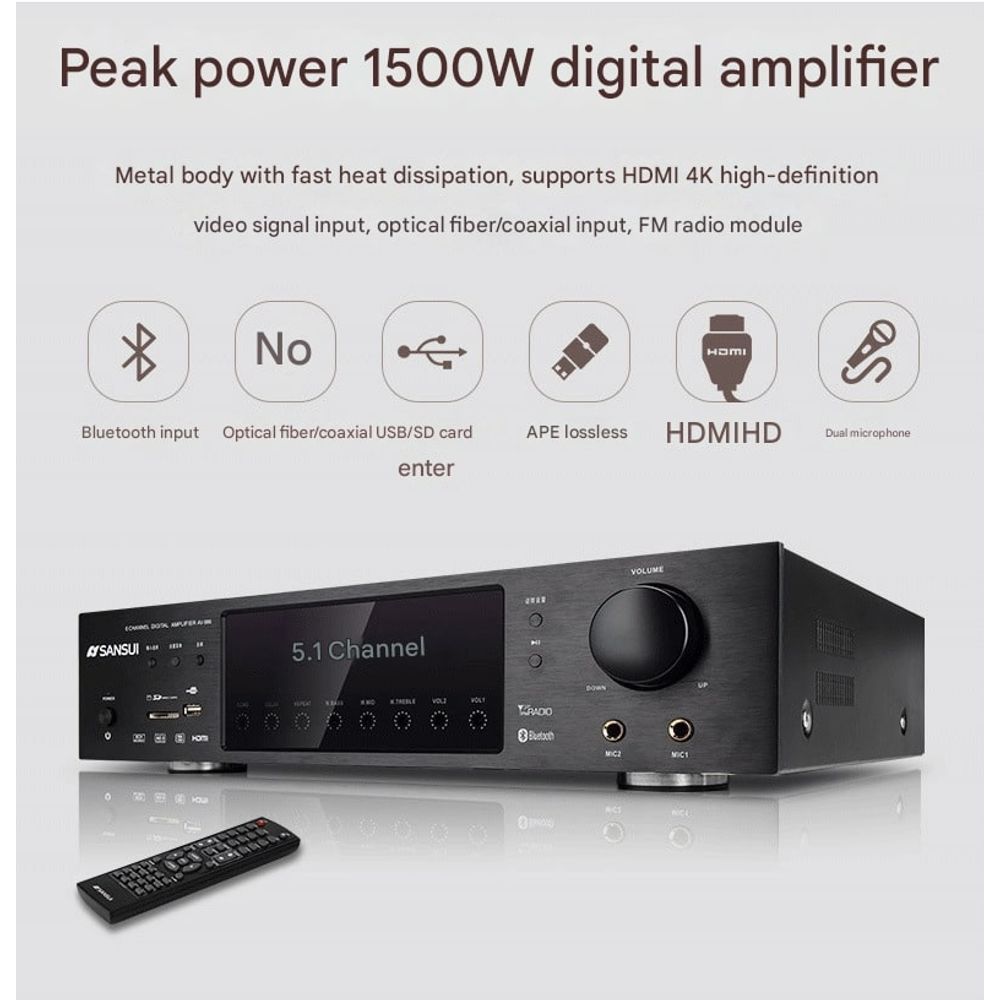 Sansui T5 Ceiling Speakers Home Theater Full Set 5