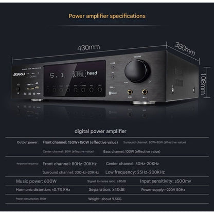 Sansui T5 Ceiling Speakers Home Theater Full Set 6