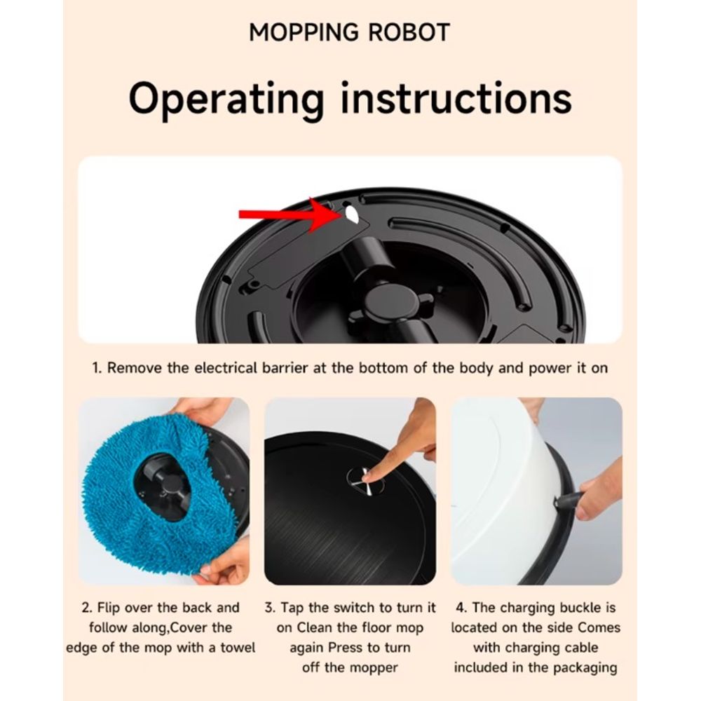 Smart Mopping Machine Wet And Dry Sweeper 10