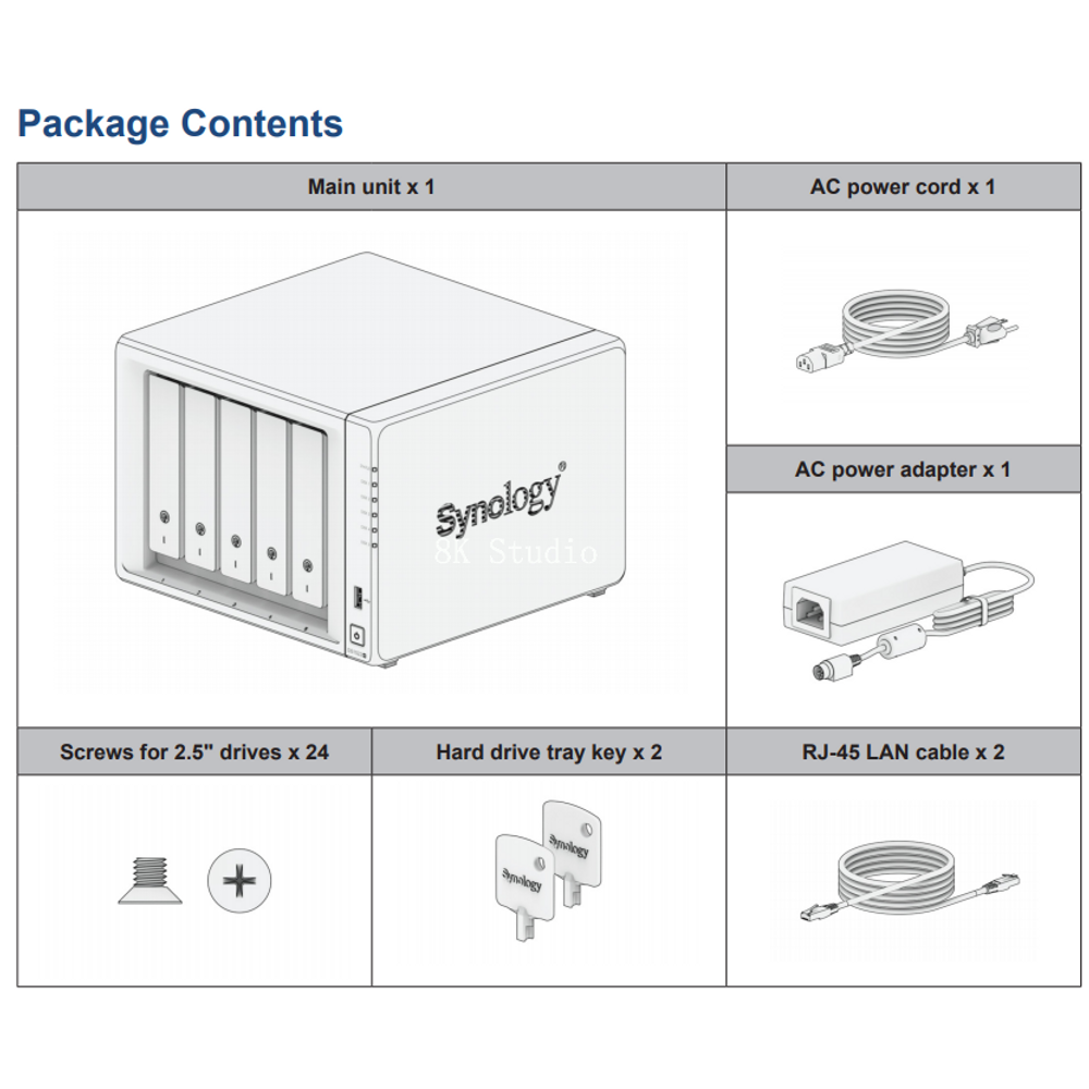 Synology DS1522+ 12TB 5-bay NAS Network Storage Server 5
