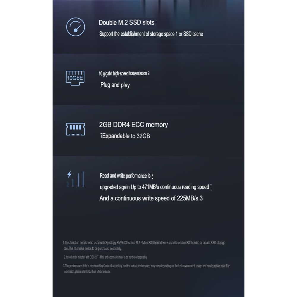 Synology DS723+ Dual-Core 2-bay NAS Network Storage Server 6