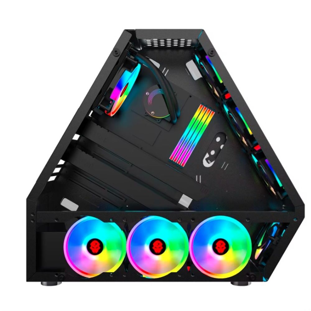 T6 Alien Tank M-ATX CPU Cabinet Case 6