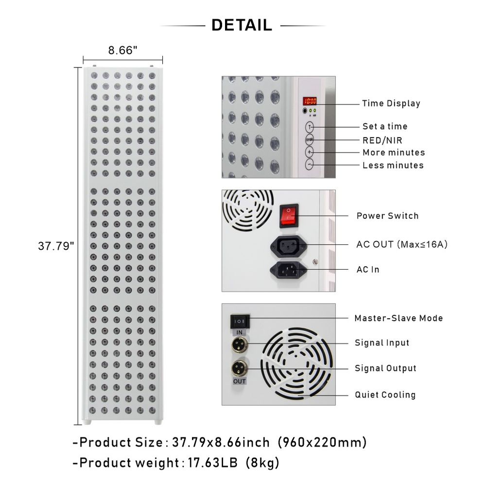 TL300 LED Red Light Therapy Panel 10